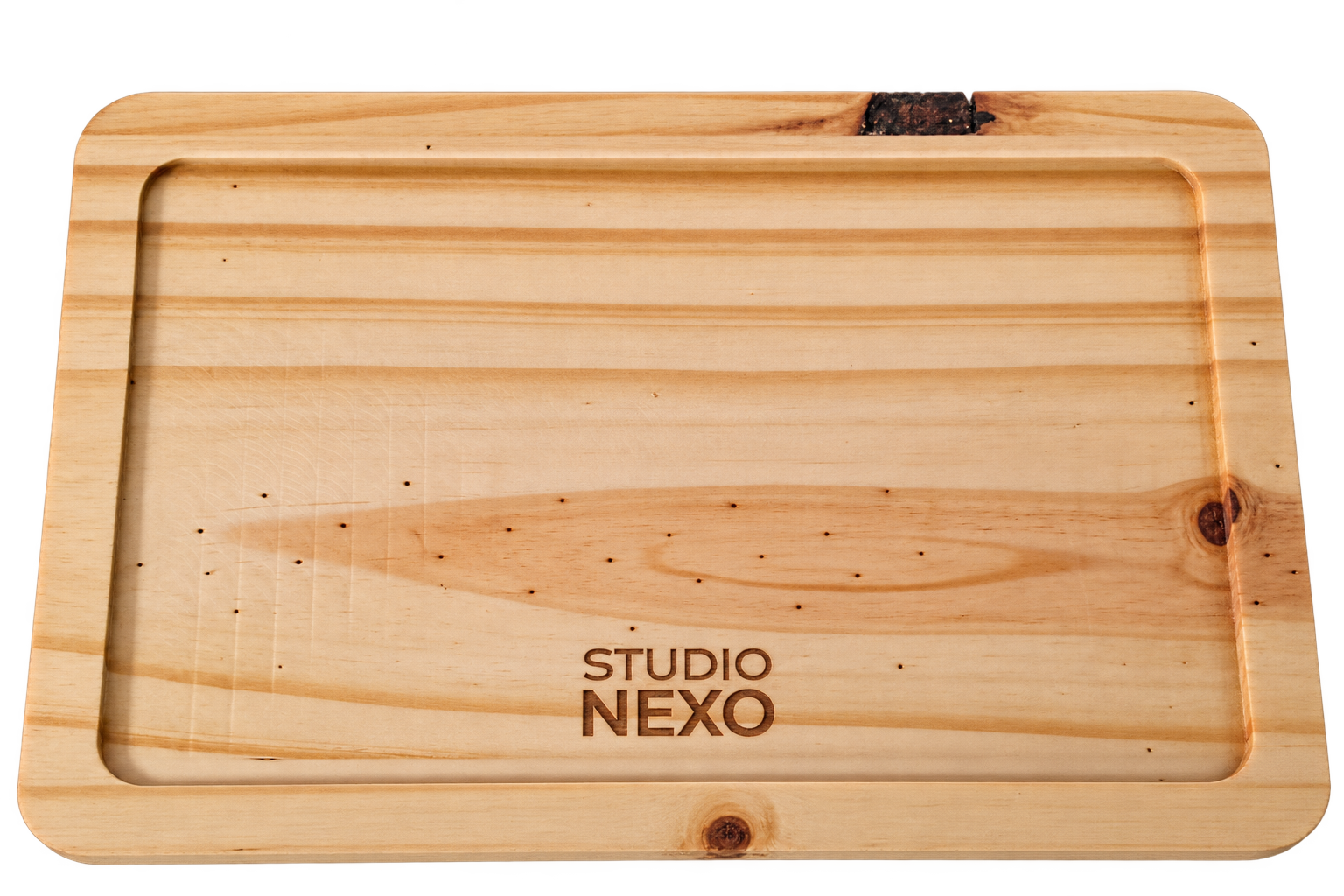 Plato de Madera Rectangular Vaciado 18×28